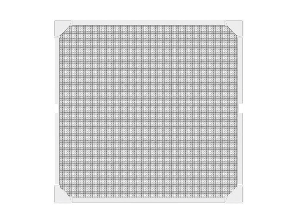 Mosquitera fija flexible magnética pvc blanco para ventana tela fibra 130x150cm