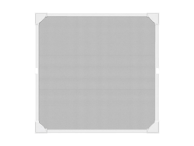Mosquitera fija 130x150cm flexible magnética PVC blanco recortable para ventana tela fibra vidrio negra