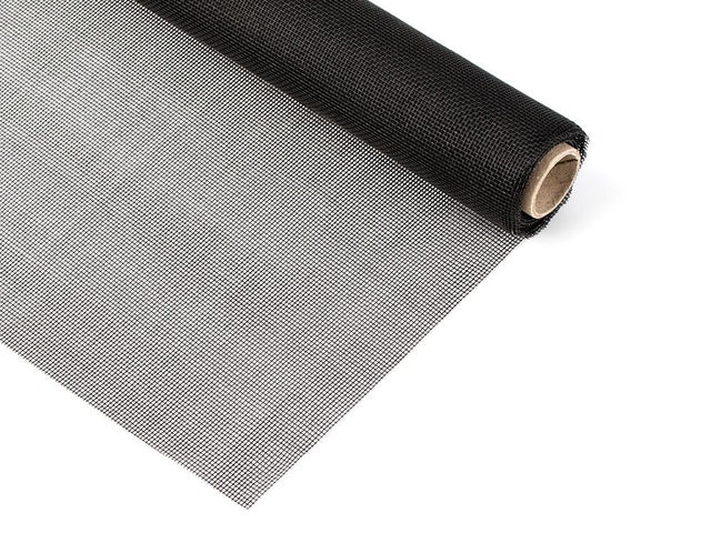 Tela de mosquitera poliester gris adhesiva 150x180cm recortable gris para ventana