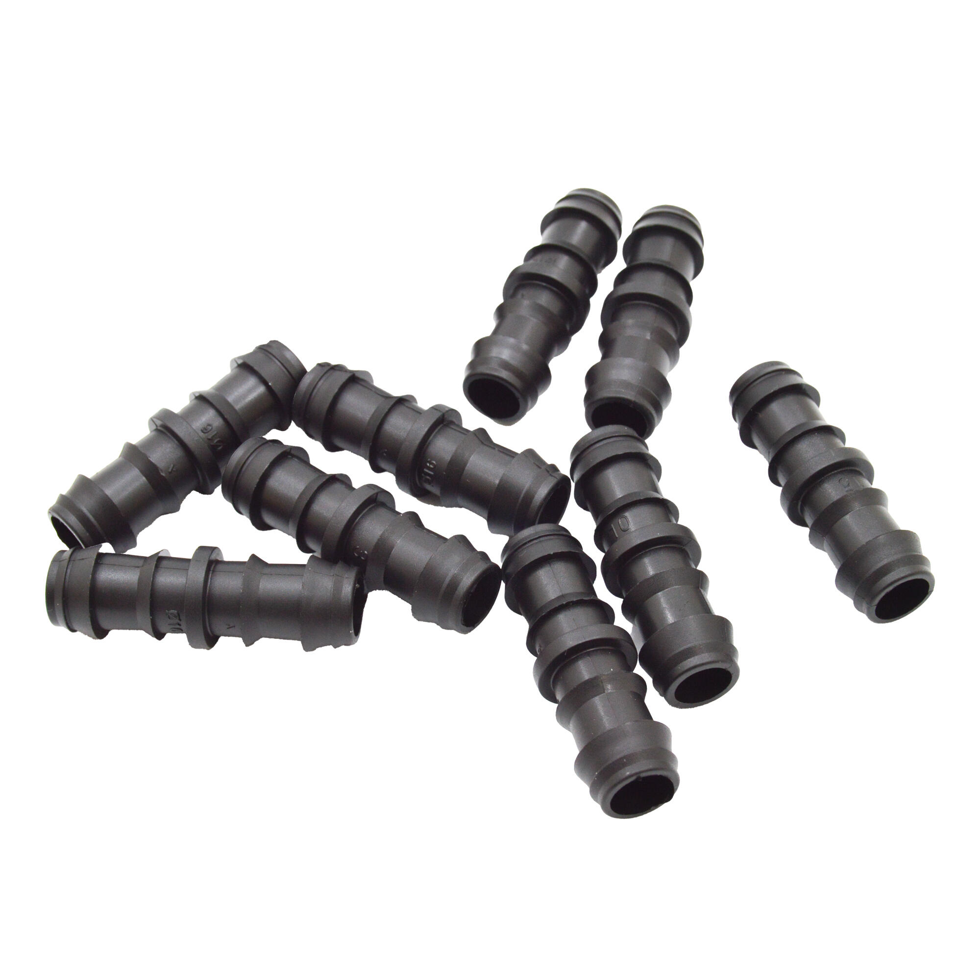 Conector recto para riego 16mm en bolsa de 50 unidades