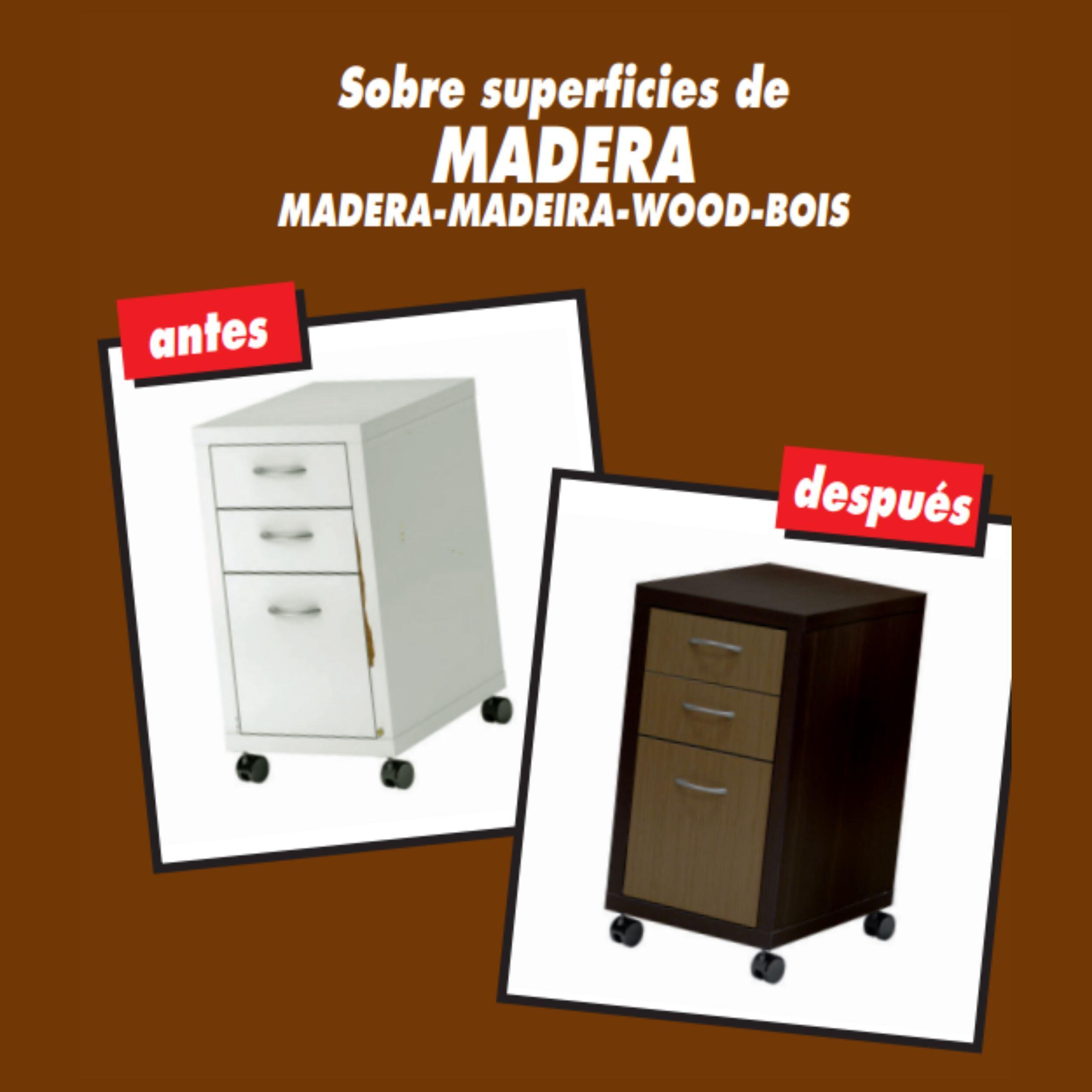 Esmalte imitación madera disolvente satinado TITANLAK 750 ml Nogal claro interior / exterior lavable - 7