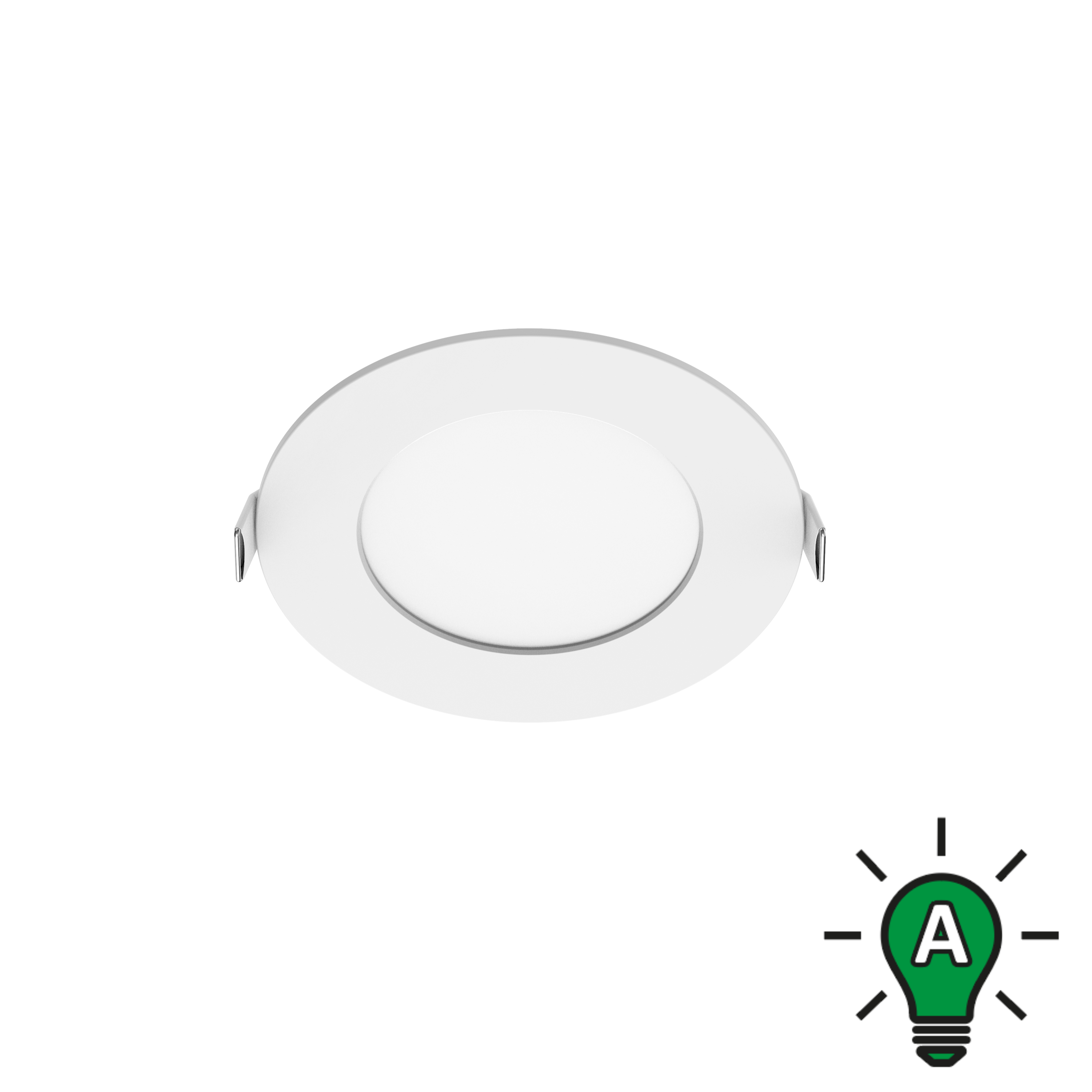 Spot à encastrer LED Extraflat Classe A IP44, D.12, blanc neutre, blanc INSPIRE - 9