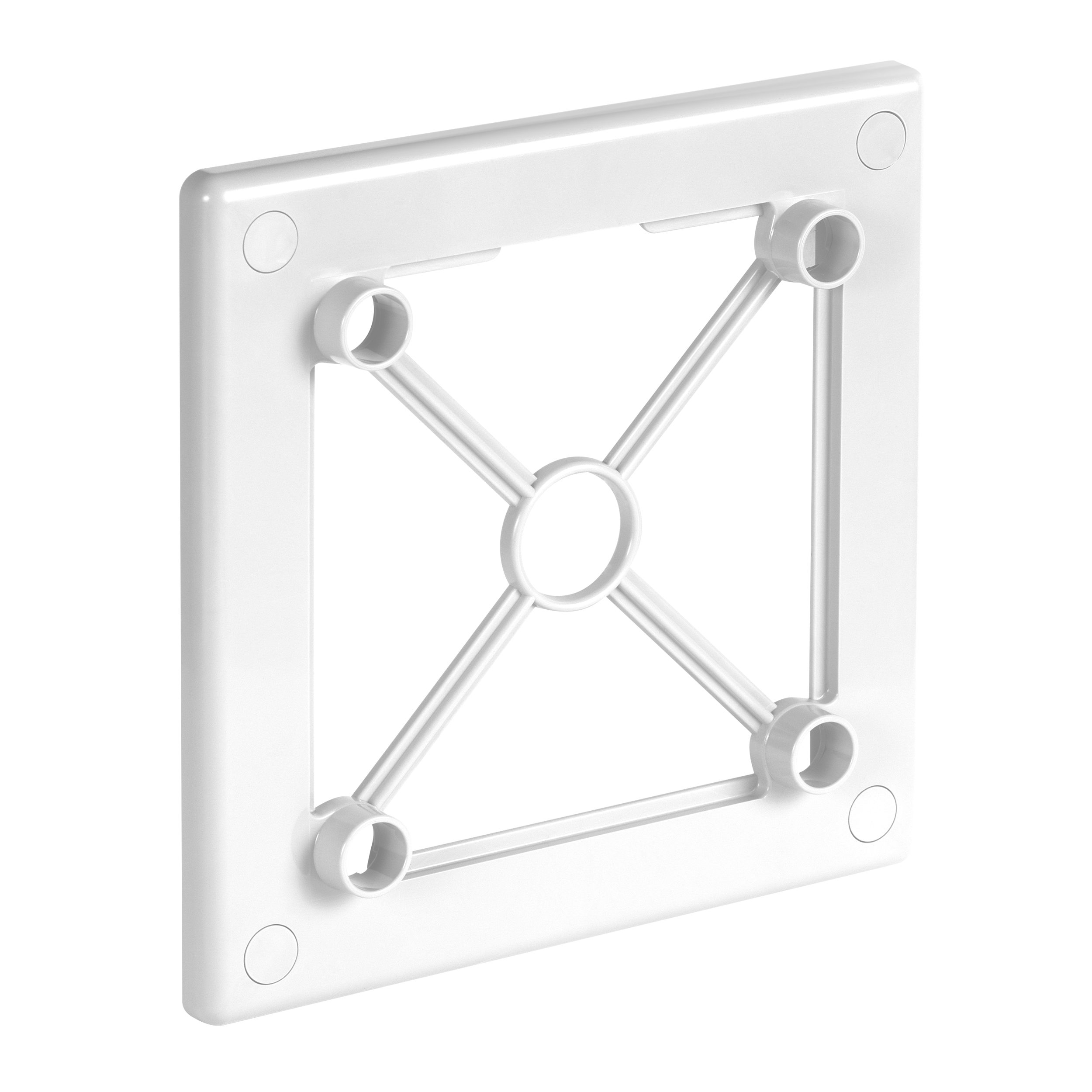 Kratka do frontu KWADRATOWA 125 mm BIAŁY EQUATION