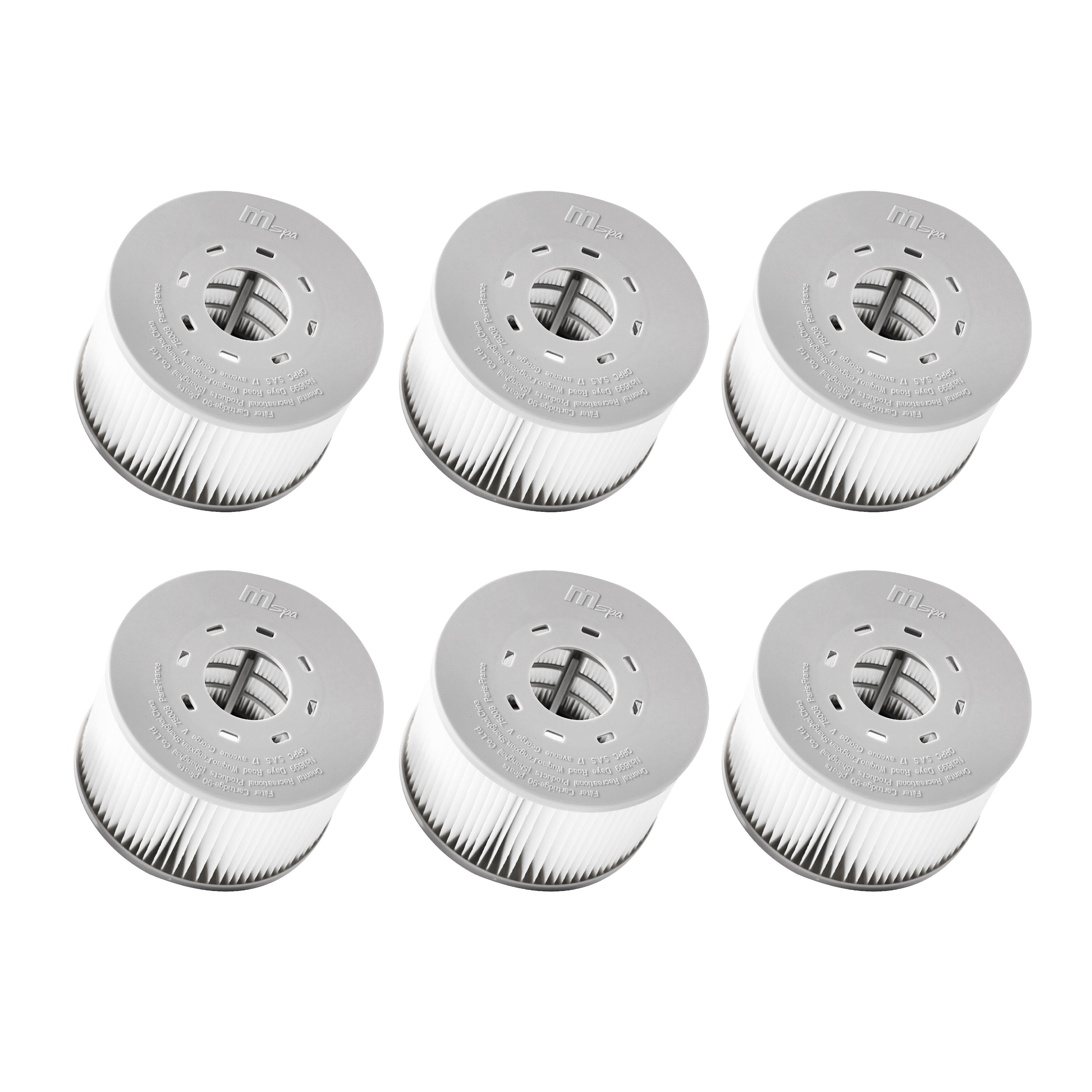Pack de 6 filtros de 90 pliegues