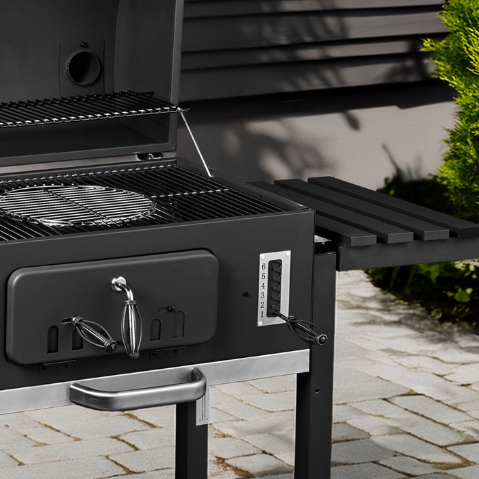 Grill węglowy 71x46 cm Angular z żeliwnym rusztem Activa