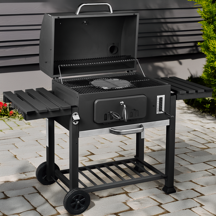 Grill węglowy 71x46 cm Angular z żeliwnym rusztem Activa