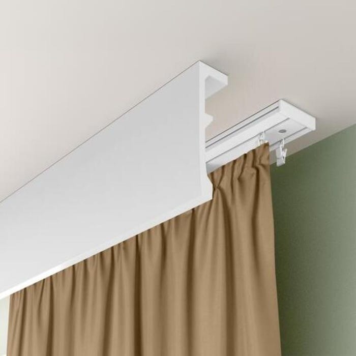 Listwa karniszowa LK-1 do LED z polimeru 10 x 200 cm DMS