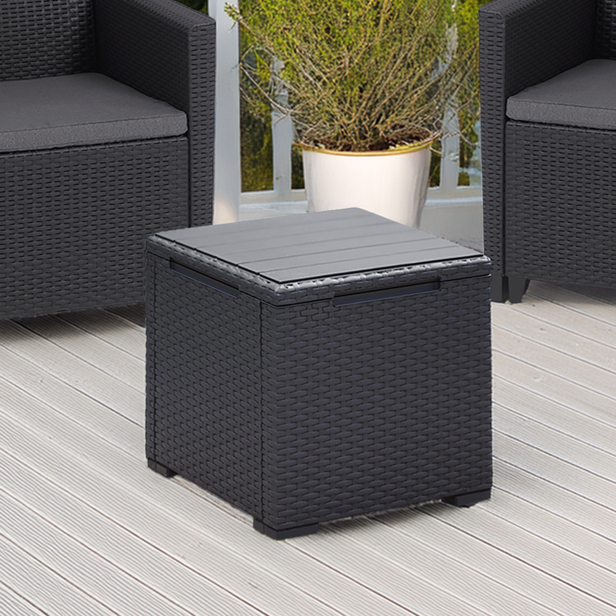 Meble ogrodowe Marie zestaw antracytowe Keter - 1