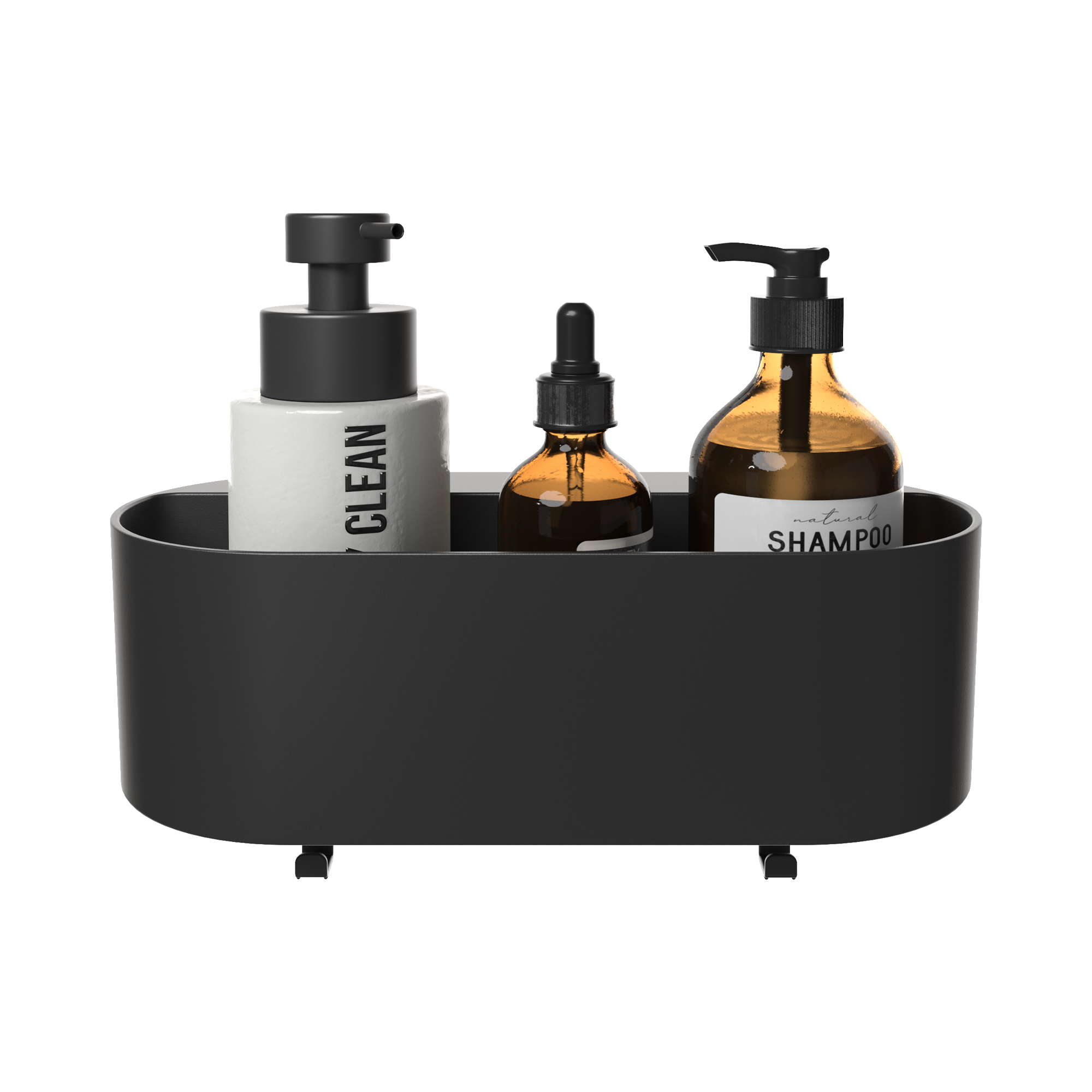 Koszyk łazienkowy pod prysznic Easy czarny mat Sensea - 6