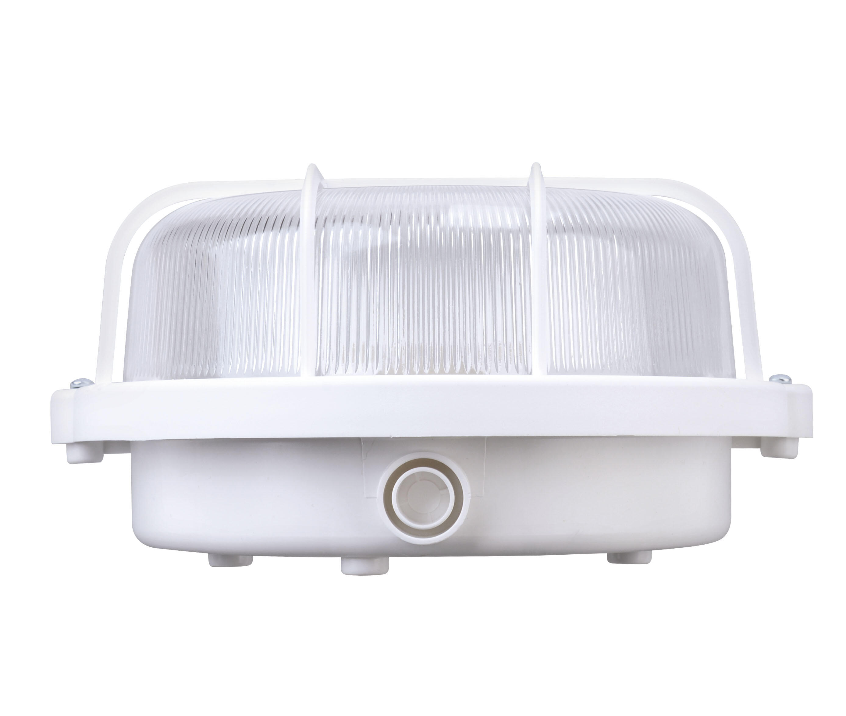 Hublot E27 + grille, sans ampoule, rond, blanc - 3