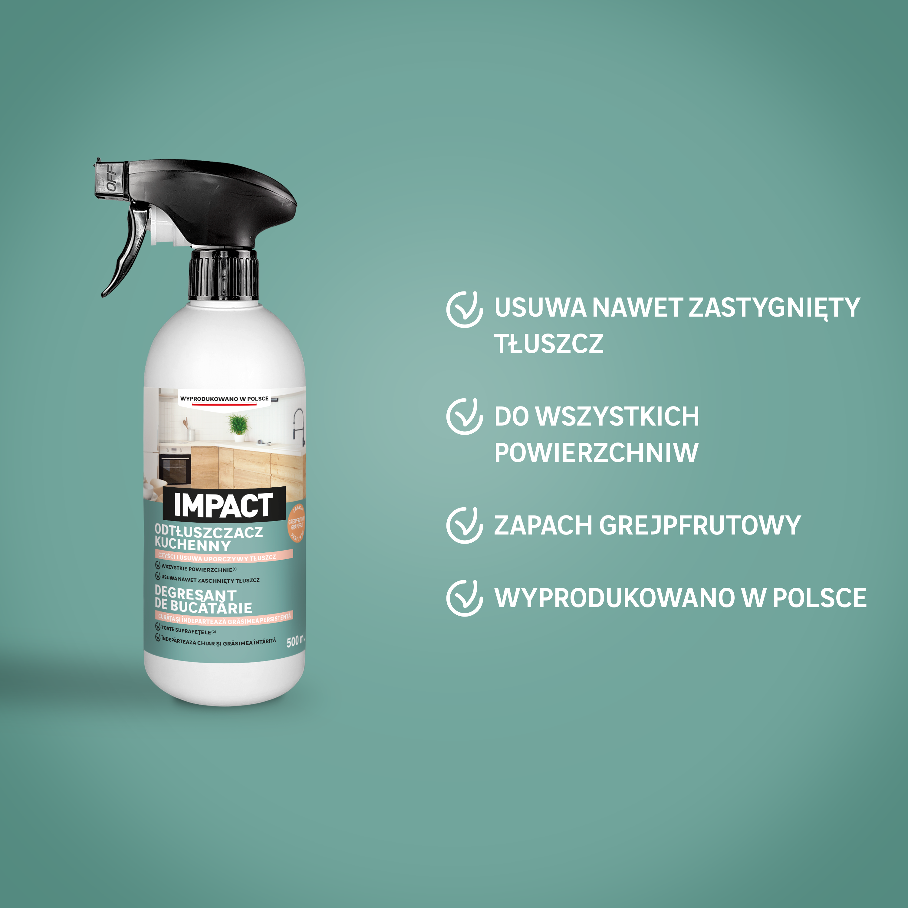 Odtłuszczacz kuchenny 500 ml Impact - 4