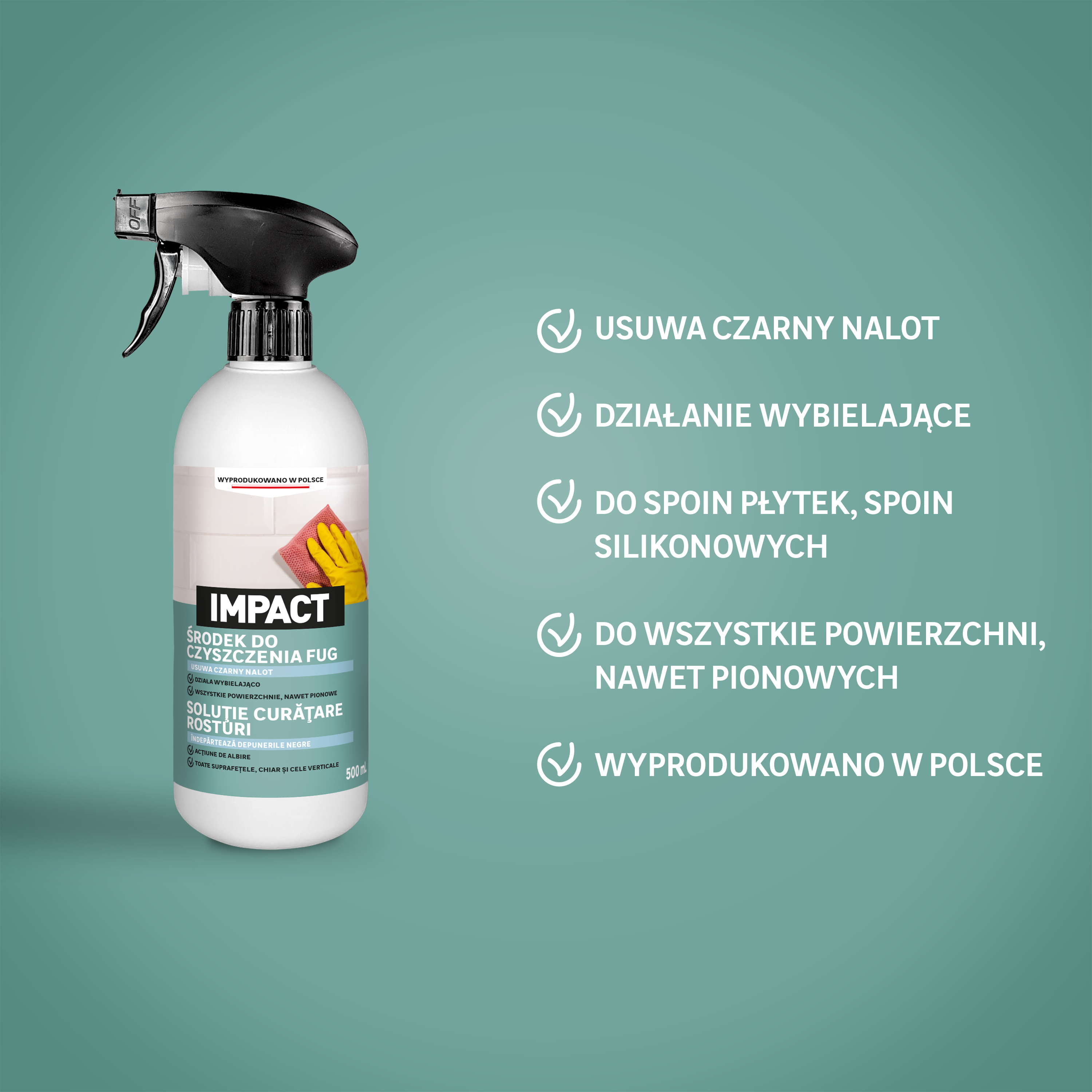 Środek do czyszczenia fug 500 ml Impact - 3