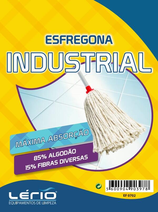 Recarga de esfregona industrial em algodão com 30cm Lerio - 2