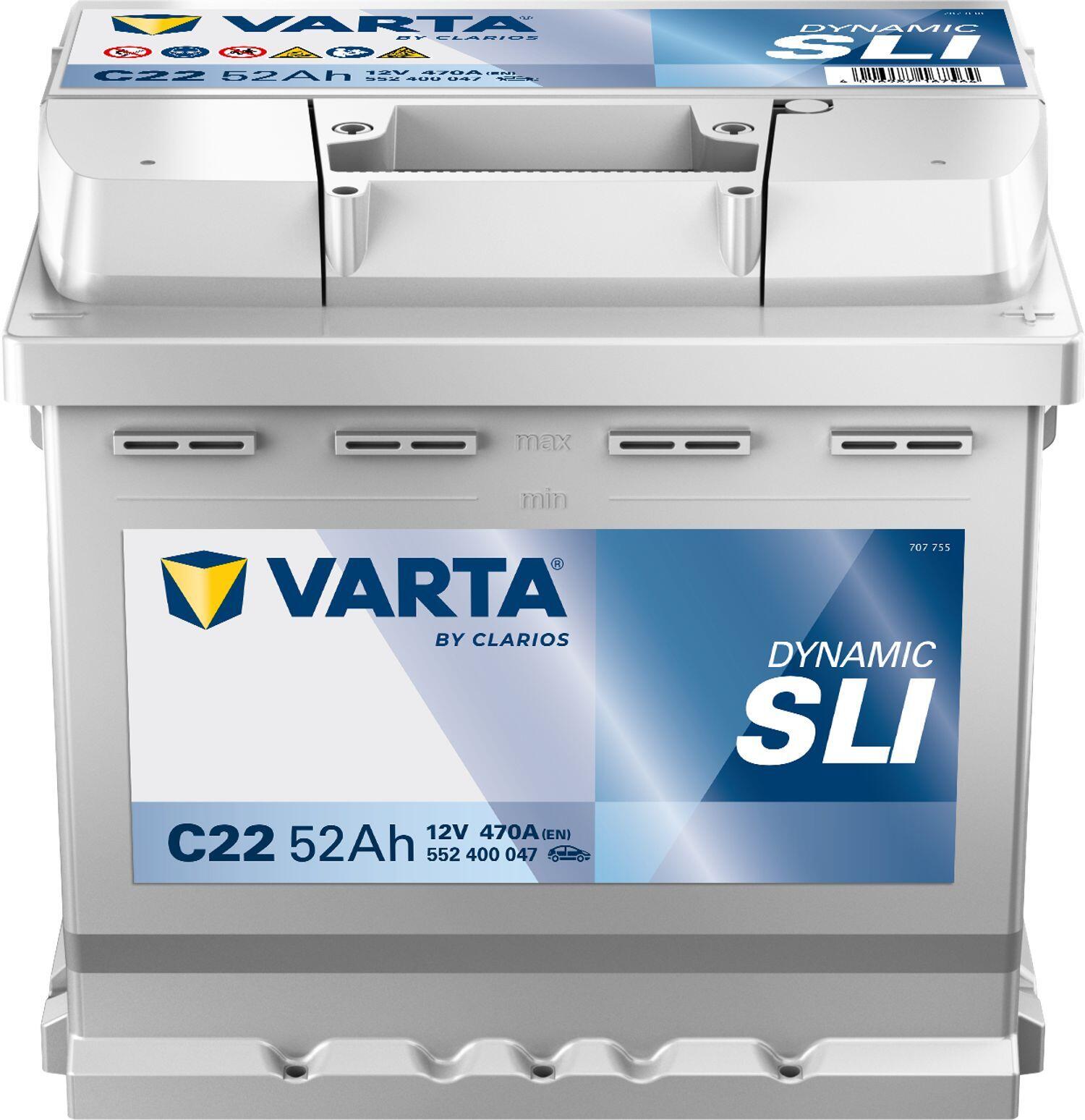 Batteria VARTA BLUE DYNAMIC VARTA-C22 470 12V 52Ah - 2