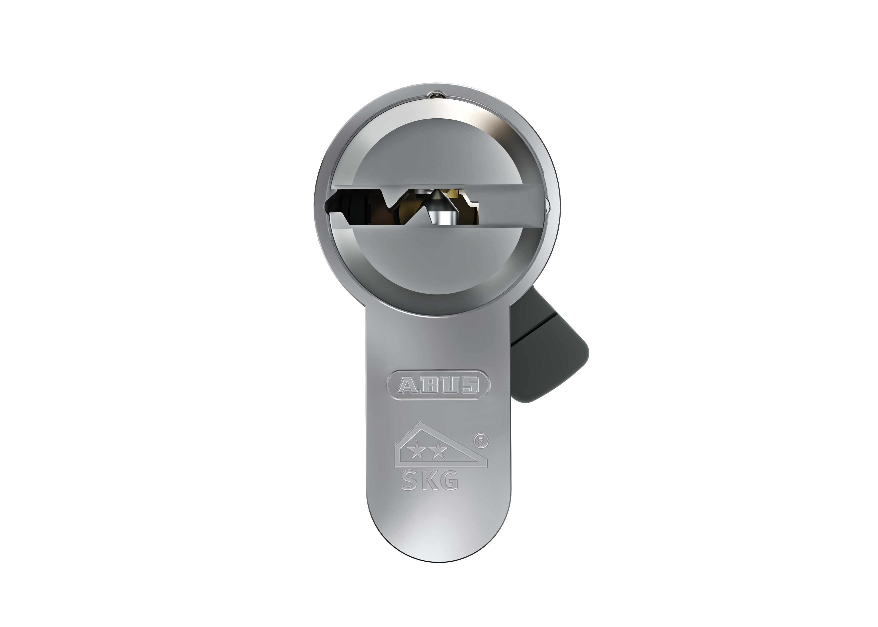 Cylindre ABUS P12rps à bouton L.30 + 40mm 5 clés - 5