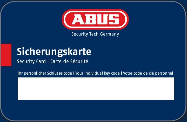 Cylindre ABUS P12rps à bouton L.30 + 40mm 5 clés - 6