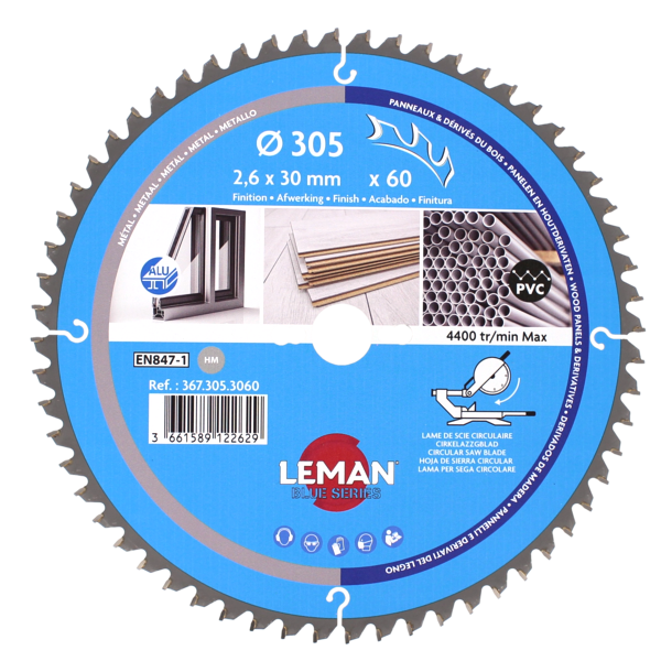 Lame de scie circulaire carbure Diam.305 mm - LEMAN