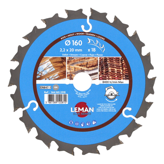 Lame de scie circulaire carbure Diam.160 mm - LEMAN
