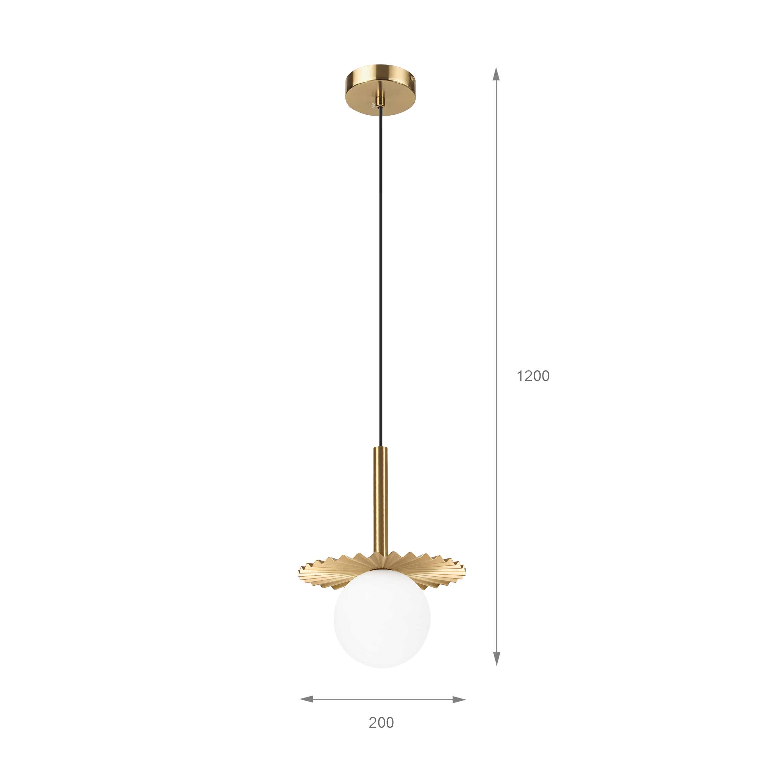 Lampa wisząca Chita miedź G9 Lamkur - 4