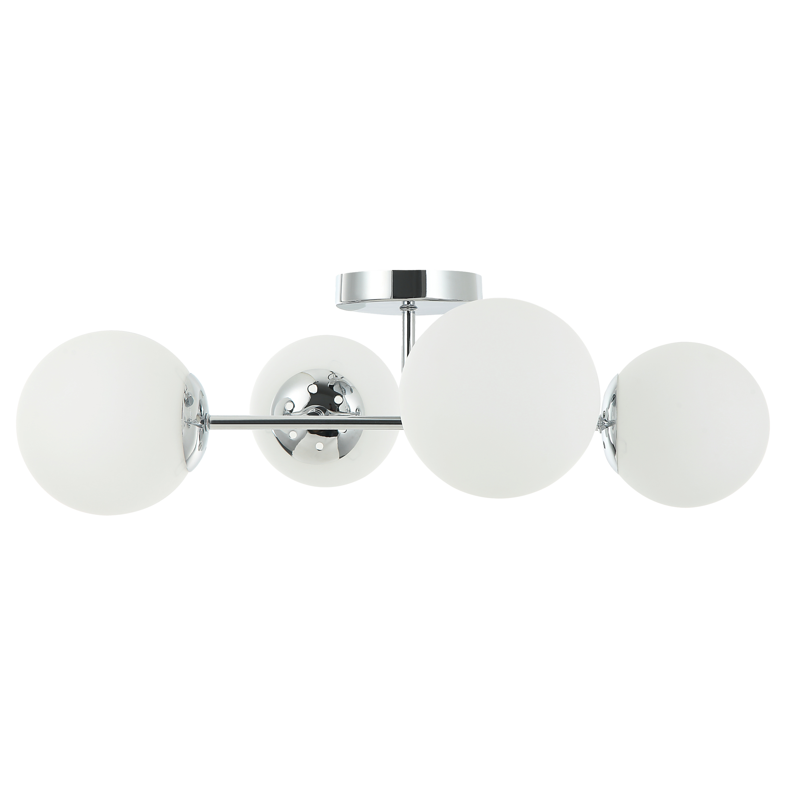 Lampa sufitowa Maddie chrom 4 x E14 Lamkur - 6