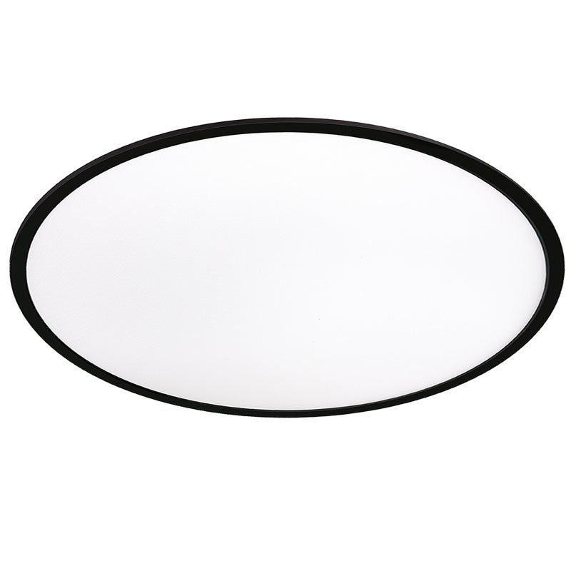 Plafon Pryzma czarny śr. 38 cm IP44