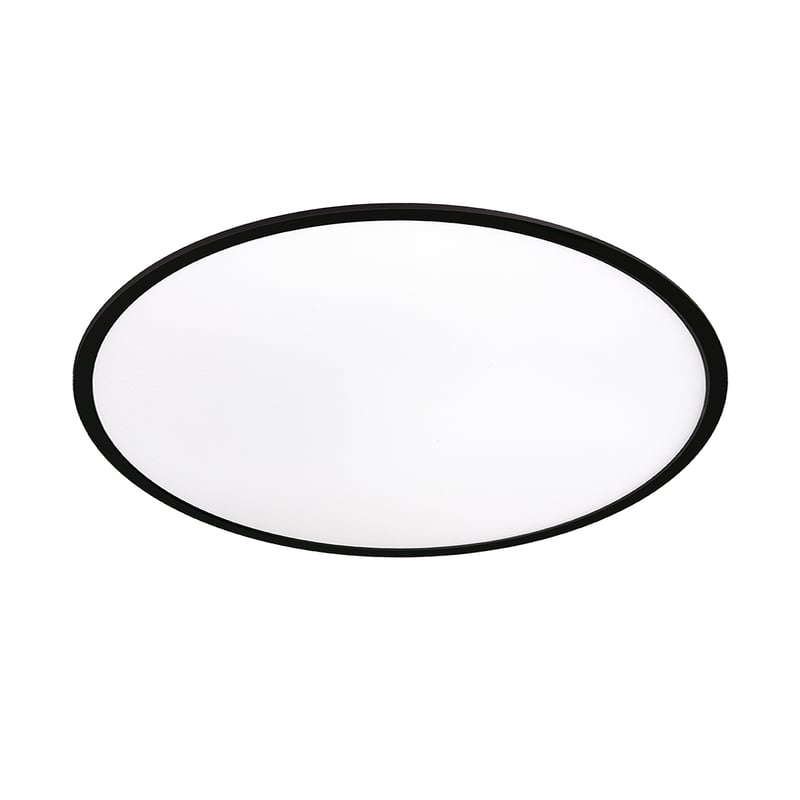 Plafon Pryzma czarny śr. 28 cm IP44