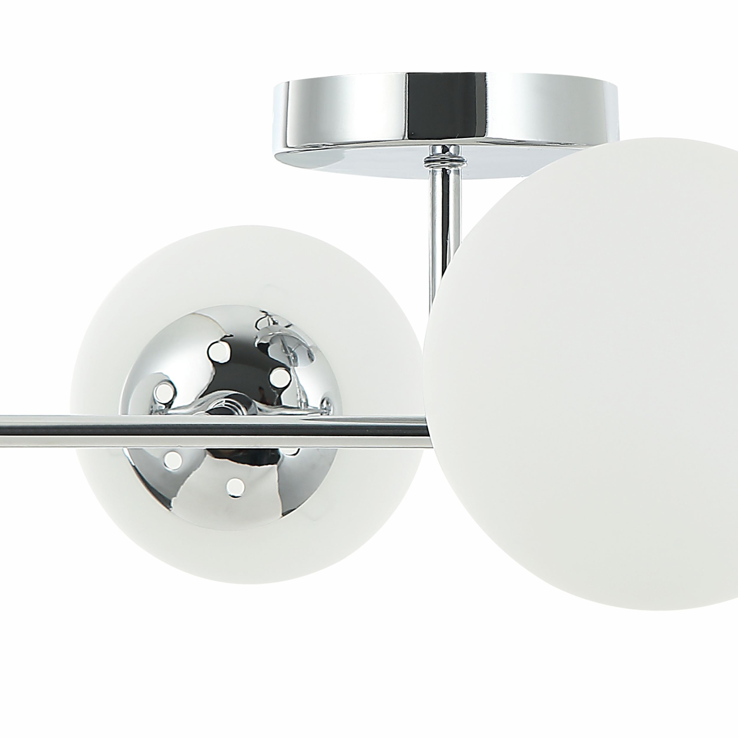 Lampa sufitowa Maddie chrom 4 x E14 Lamkur - 7