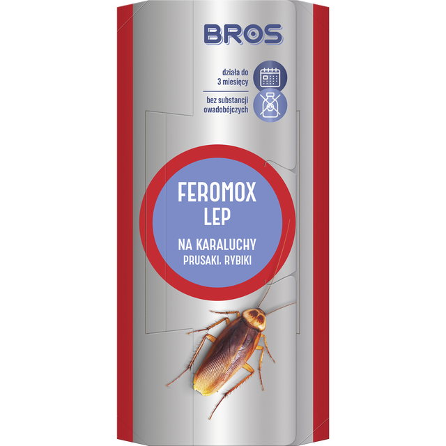 Arkusz kleisty lep na owady biegające 1szt. Bros