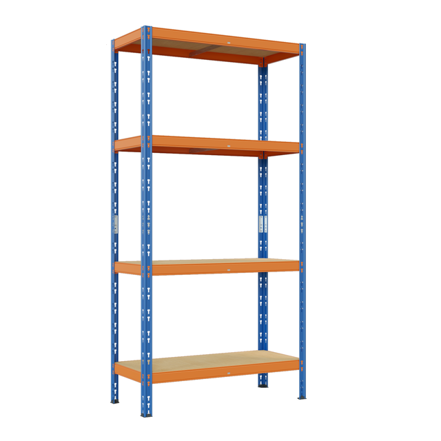 Scaffale Metallico Modulare SteelSmart Con 5 Ripiani - 180x30x70 Cm, Portata 200 Kg - Foto 6