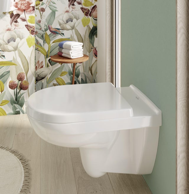Cuvette pour WC suspendu sans bride blanche Villeroy & Boch - Onovo Combipack