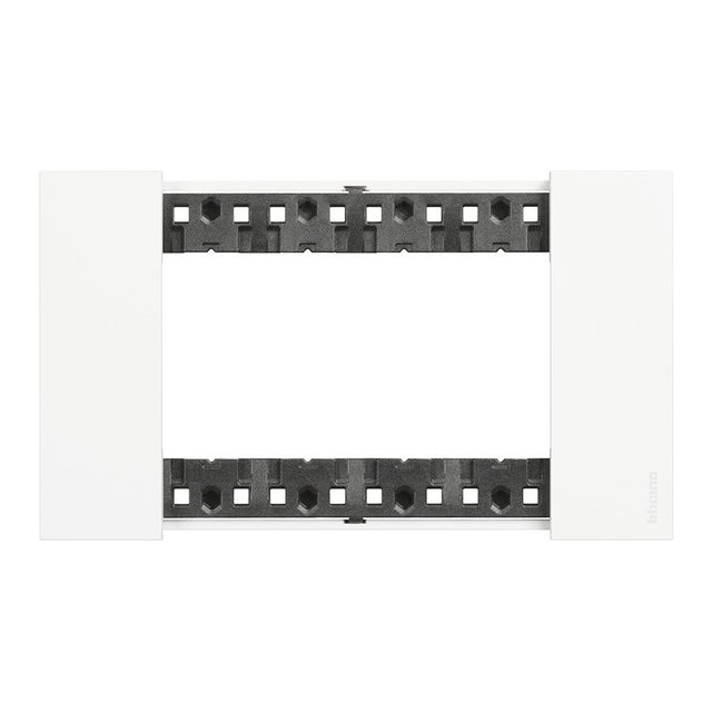 Placca 4 moduli serie Living Now BTICINO in ABS bianco