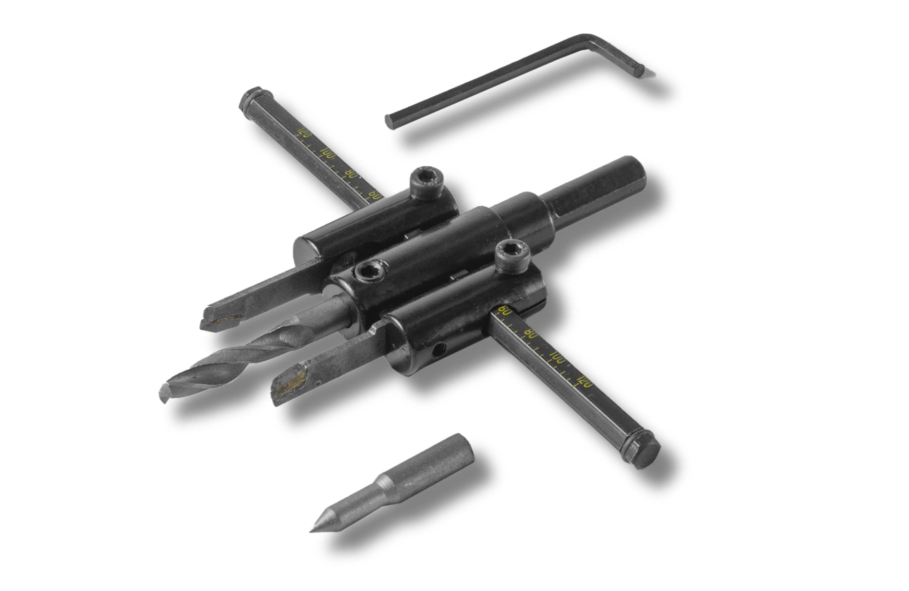 Cortador circular ajustable para cartón yeso AKIFIX 30-120mm | Leroy Merlin