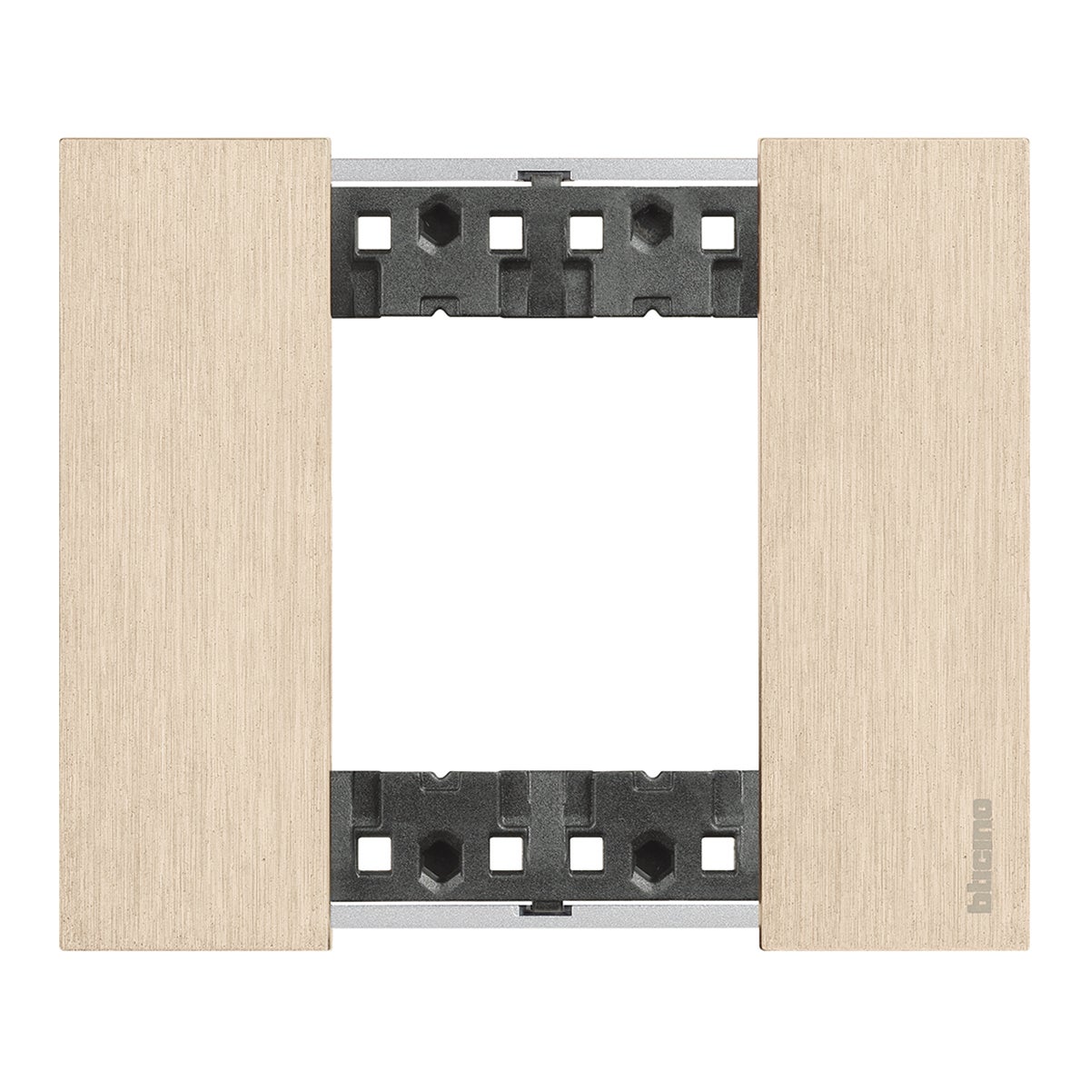 Legrand/Bticino Piatto Di Oro 4 Moduli - Piastra Elettrica Di Qualità, Compatibile Con Impianti Elettrici, Marchio Leader