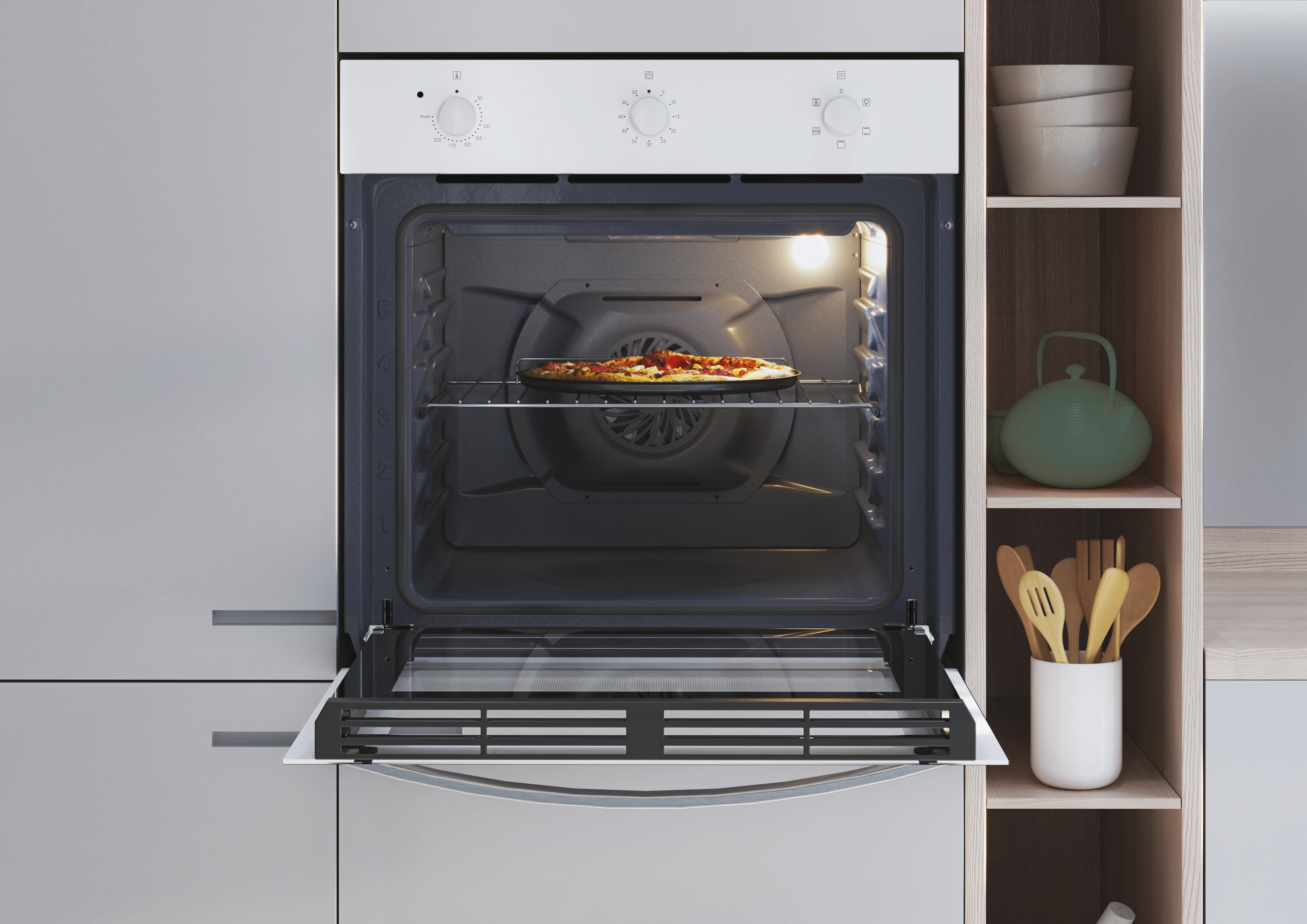 Horno CANDY Idea FIDC B502 multifunción 65 litros Manual blanco Clase A - 9