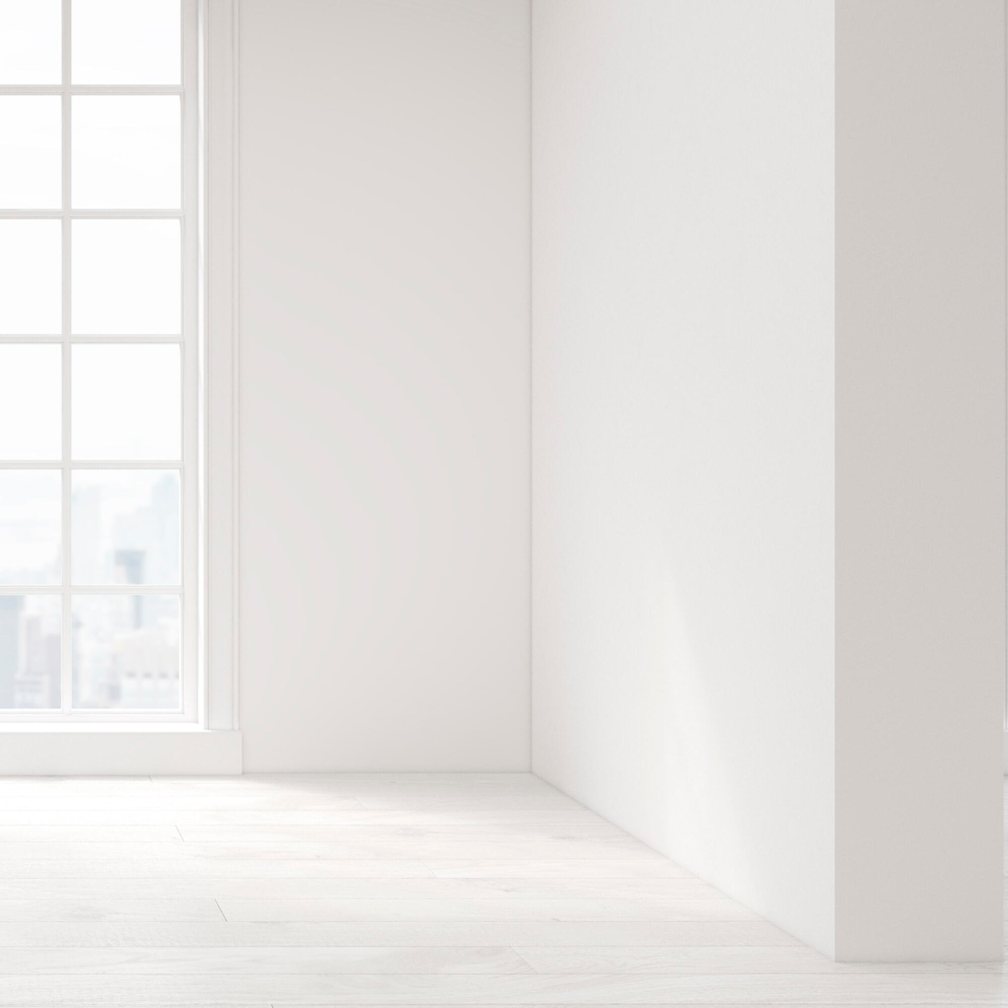 Fondo opaco para efecto decorativo liso OSAKA color blanco 2.5 litros - 3