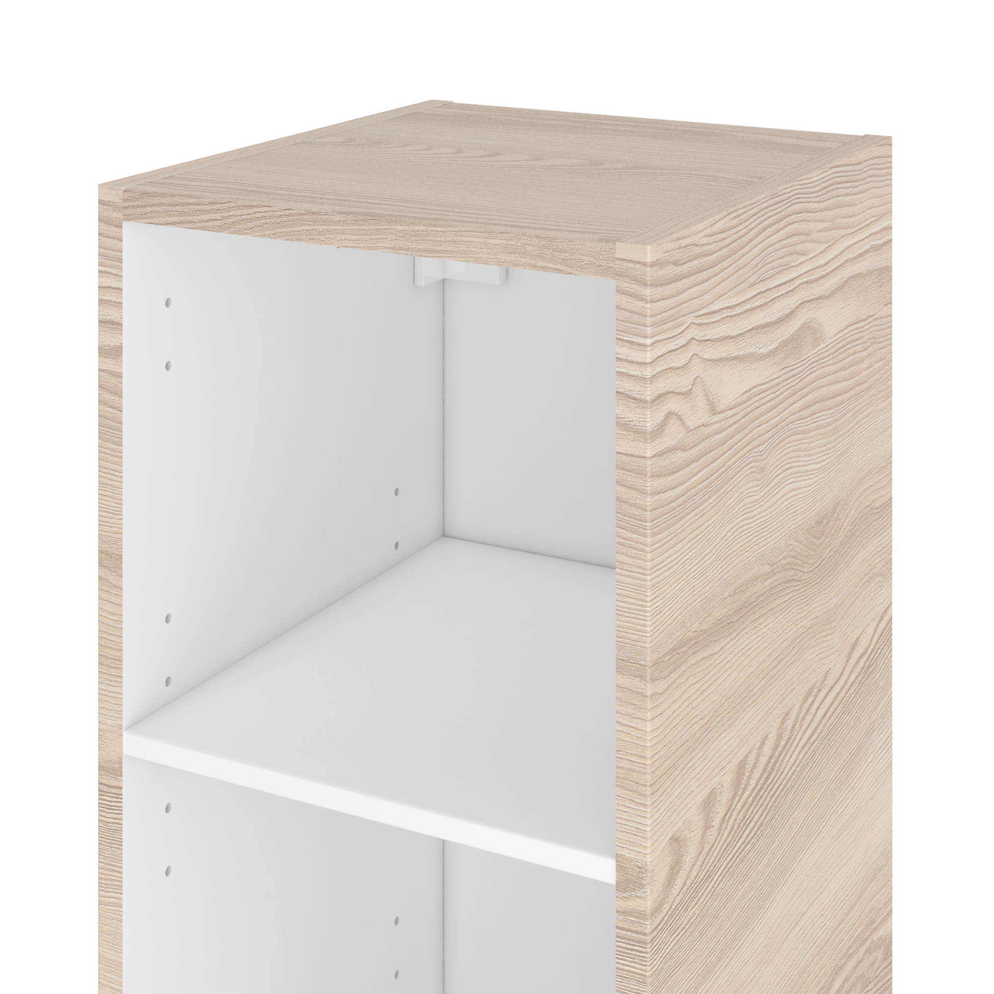 Demi-colonne de salle de bain (modulable) l.30 x H.115 x P.33cm beige Remix - 3