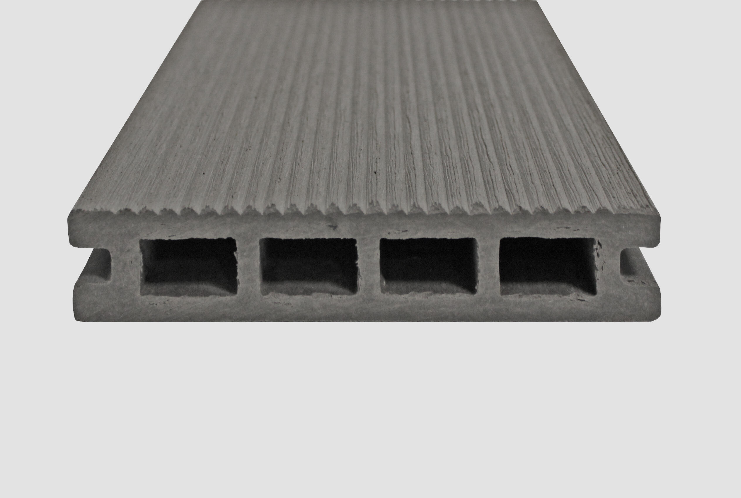 Listone con fissaggio a clip da esterno in pvc grigio L 200 x L 14.3 cm x Sp. 28 mm Easyplank - 2