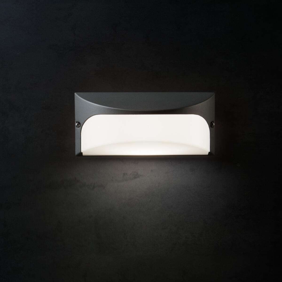 Applique LED moderno da esterno Dome grigio IP65, luce bianco naturale 1070 lumen, SOVIL - 2