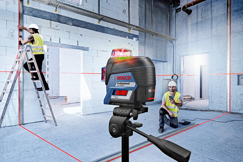Niveau laser 3D 360° rouge BOSCH PROFESSIONAL GLL 3-80 + coffret - 3