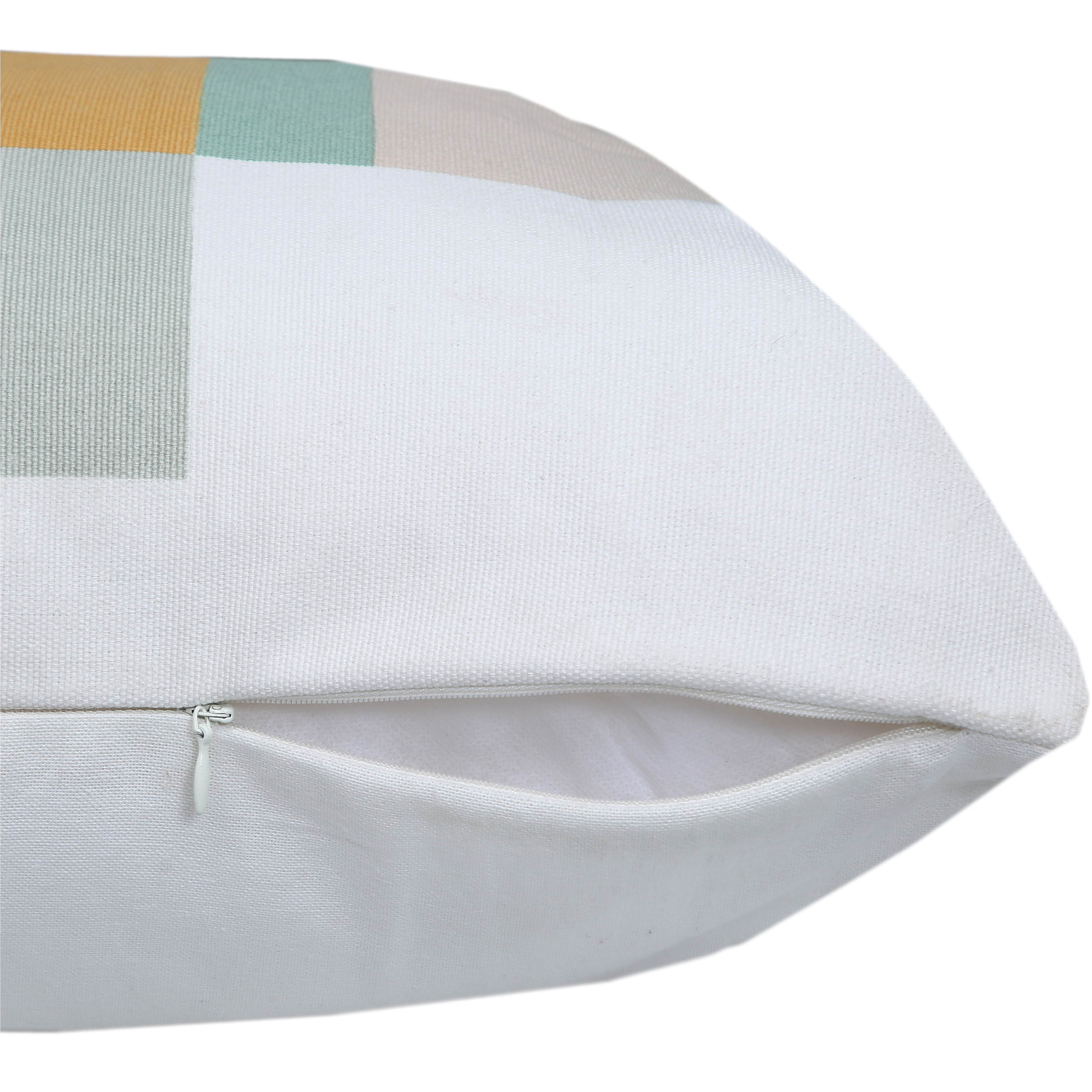 Funda de cojín cuadrada Casmy algodón multicolor con cremallera INSPIRE 50 x 50 cm - 6