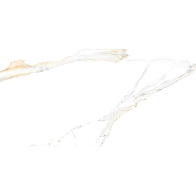 Suelo/Azulejo porcelánico Vogue efecto mármol blanco 60x120 cm C1