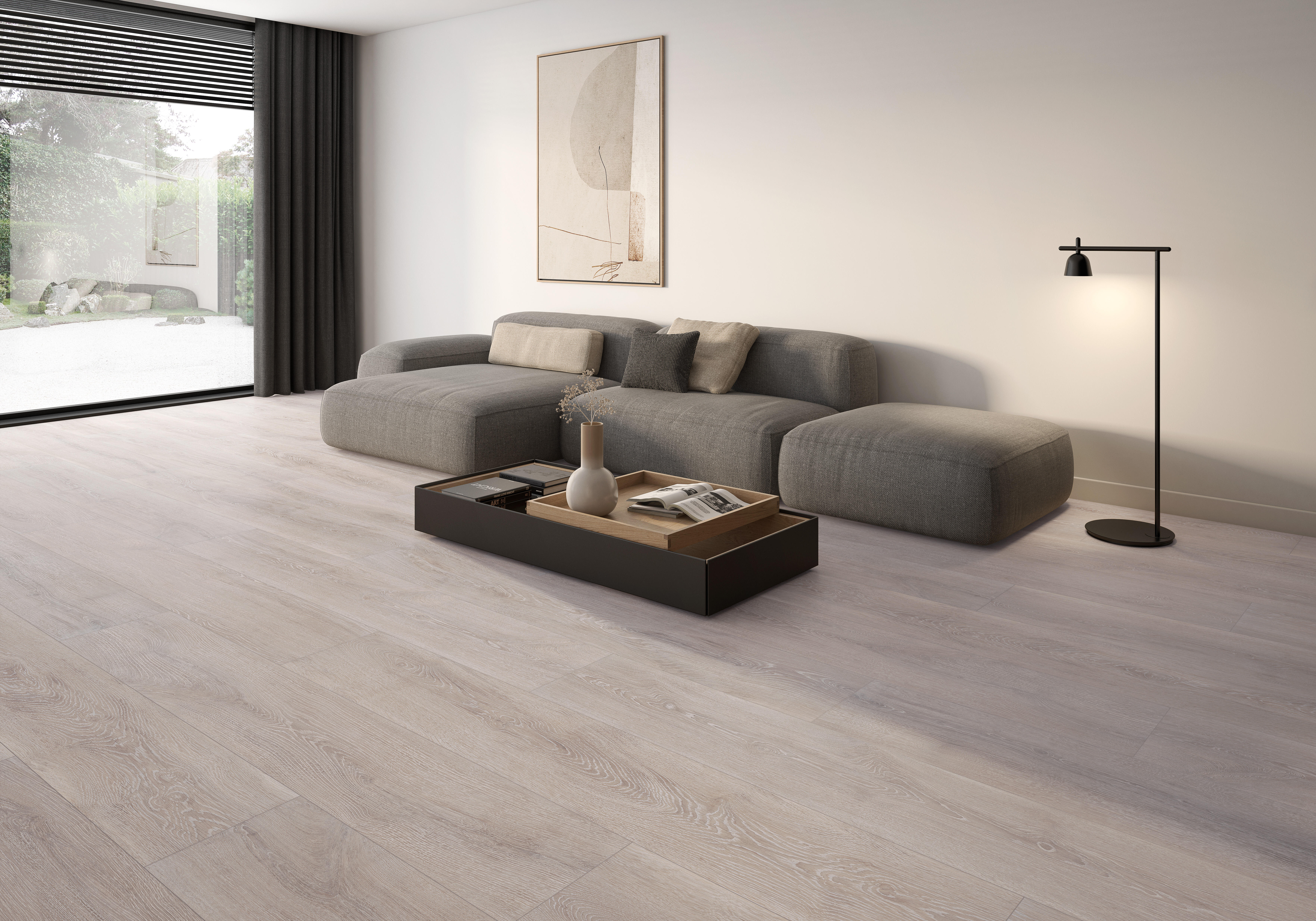Suelo porcelánico lumber efecto madera grey 30x180 cm c2