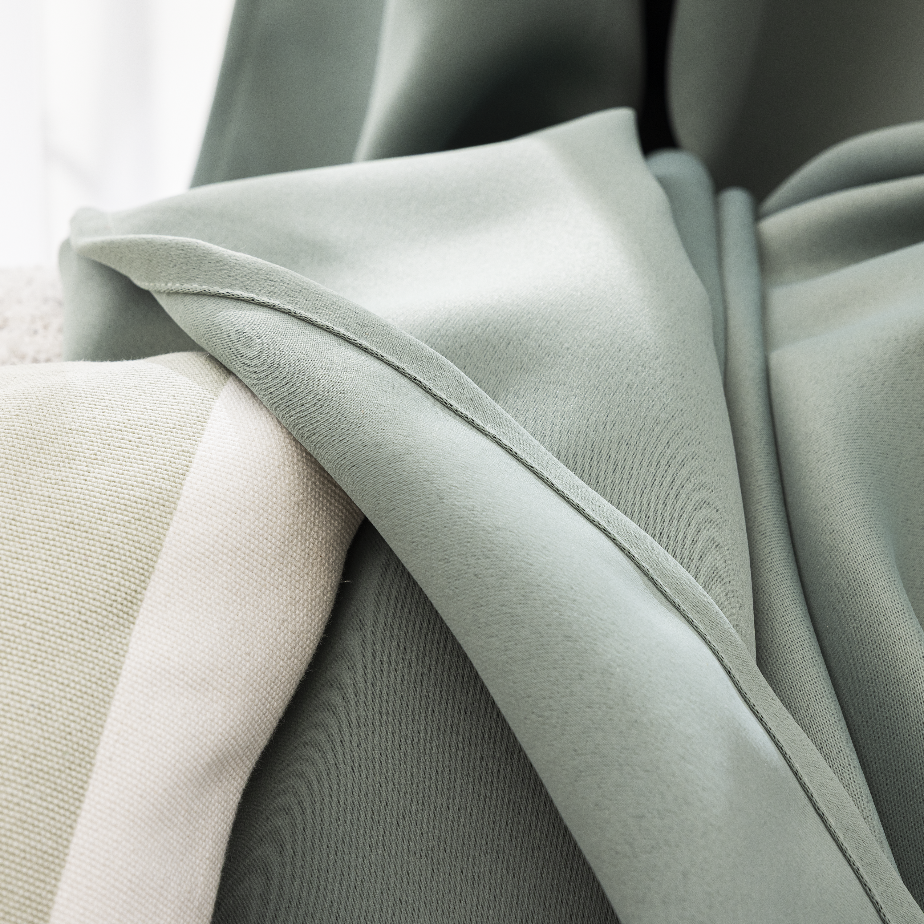 Cortinado ilhós Arel 140x280cm mastic Inspire - 7