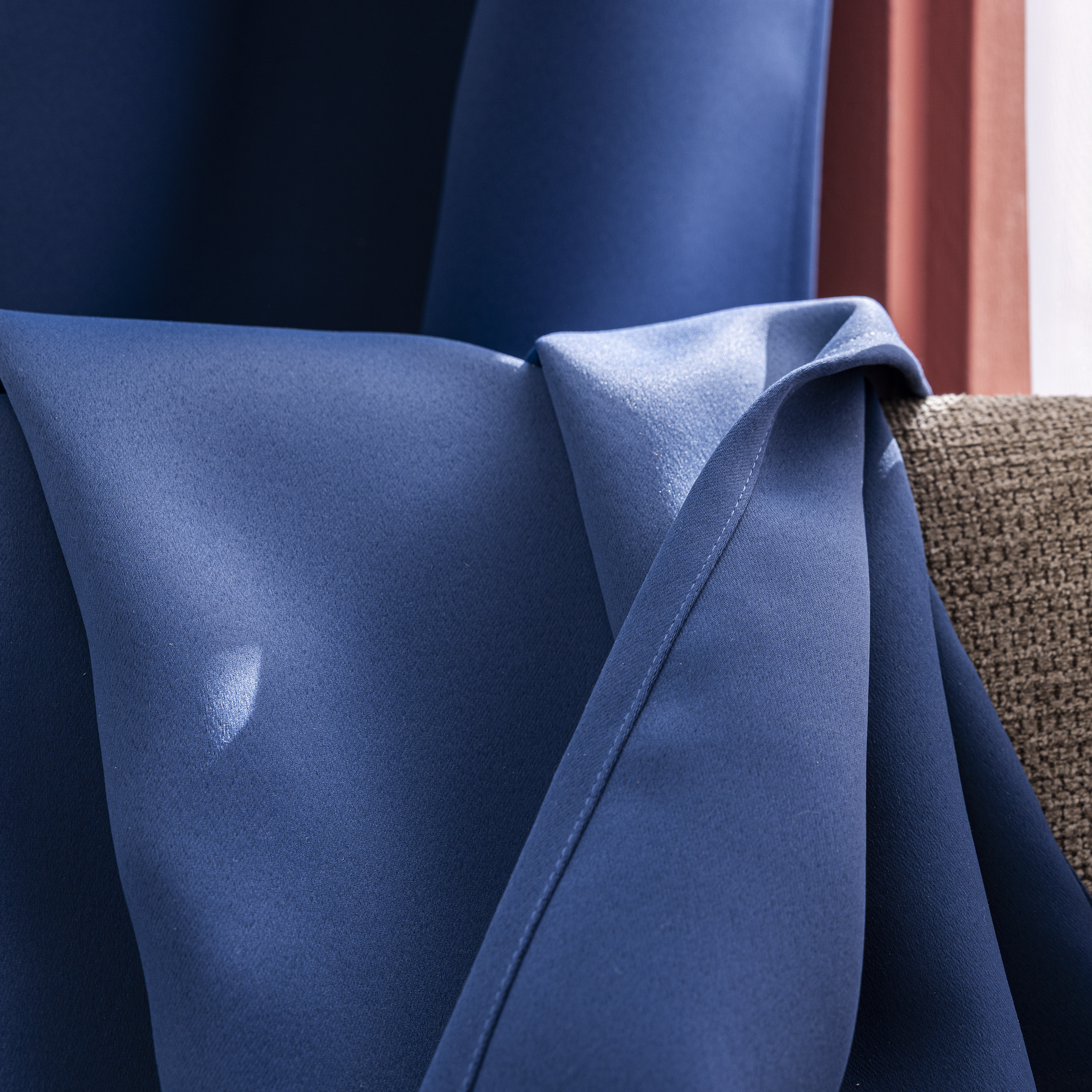 Cortinado ilhós Arel 140x280cm denim Inspire - 15