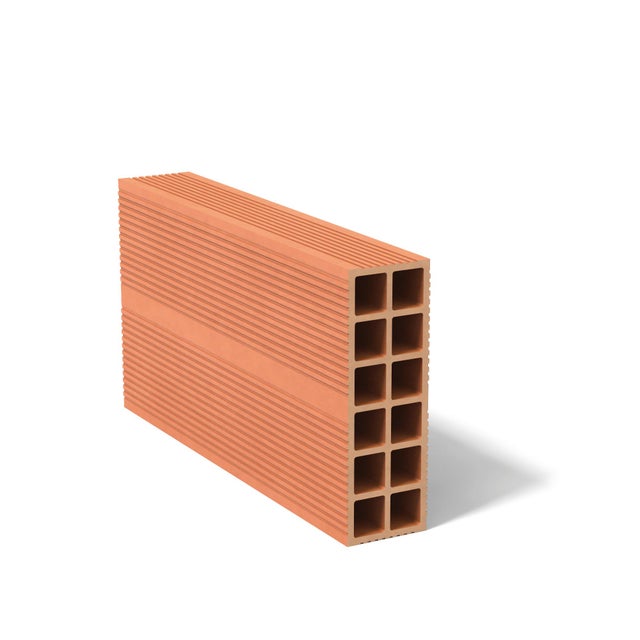 Brique de construction terre cuite NF, L.57 x l.10