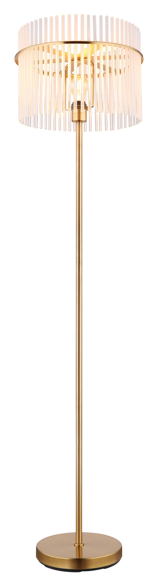 Candeeiro de pé sem lâmpada Gorley E27 IP20 dourado 38 x 152 cm GLOBO