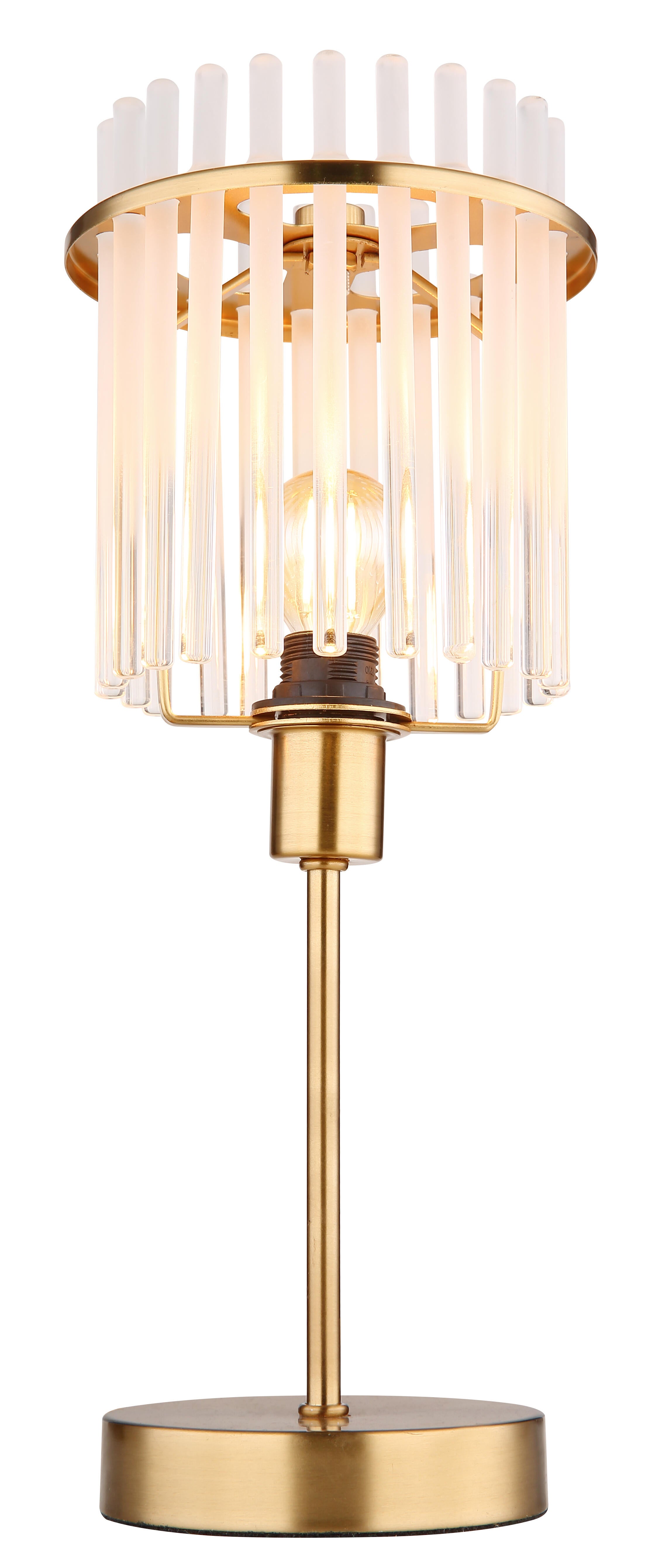 Candeeiro de mesa sem lâmpada GORLEY E14  dourado 15 x 37.5 cm GLOBO - 2