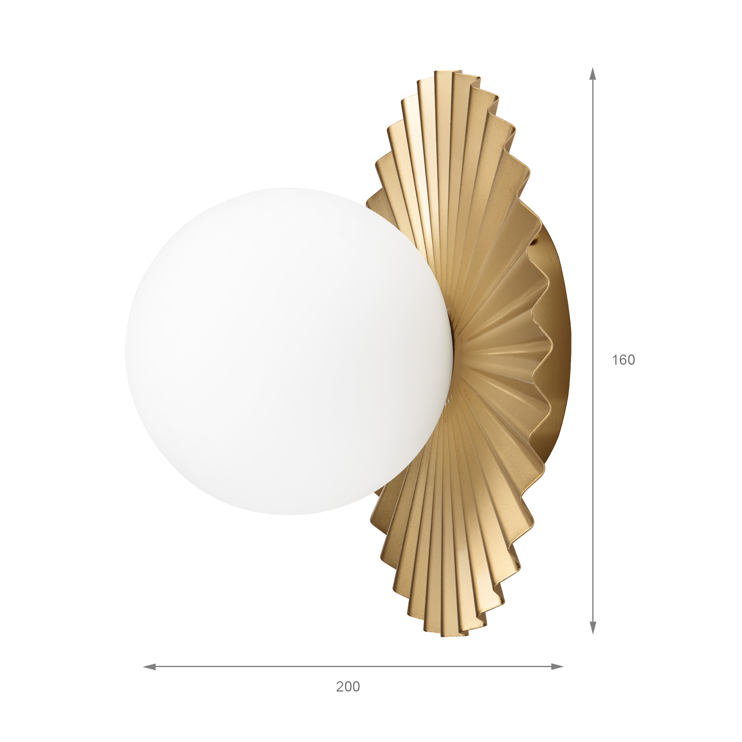 Kinkiet Chita miedź G9 Lamkur - 5