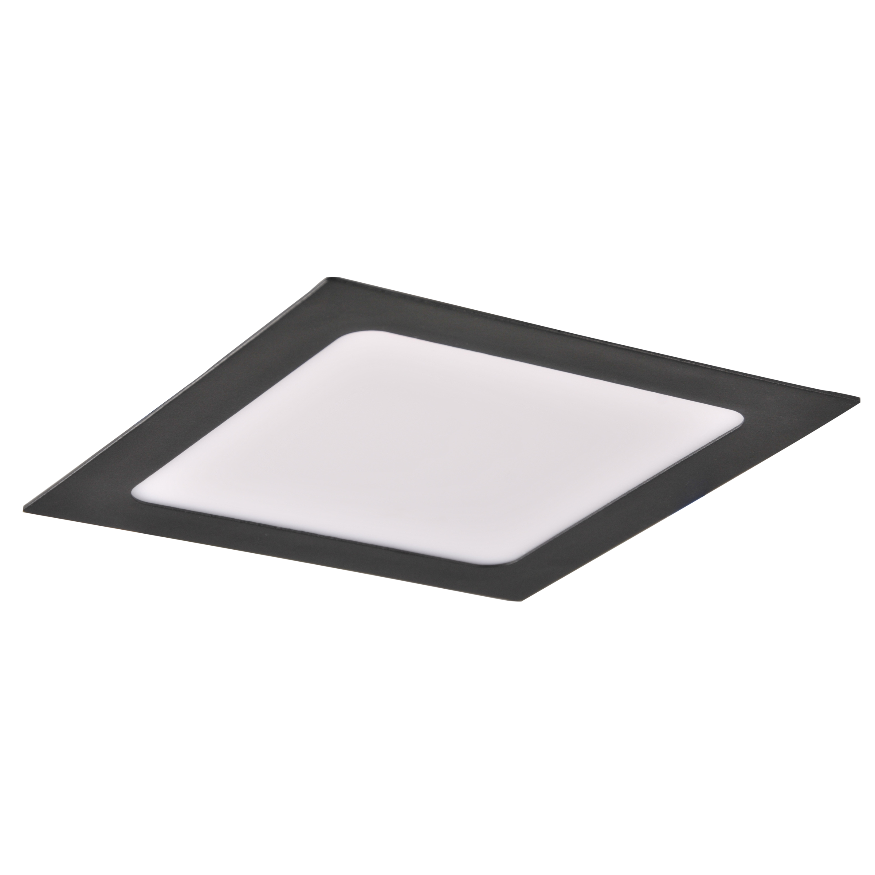 Oprawa podtynkowa Rigel kwadratowa czarna 17 cm LED Goldlux
