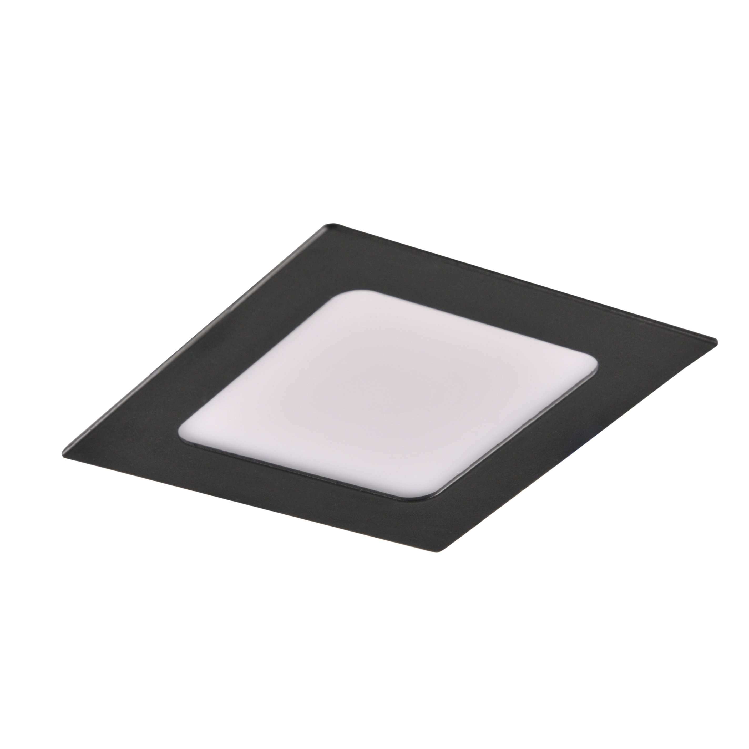 Oprawa podtynkowa Rigel kwadratowa czarna 12 cm LED Goldlux